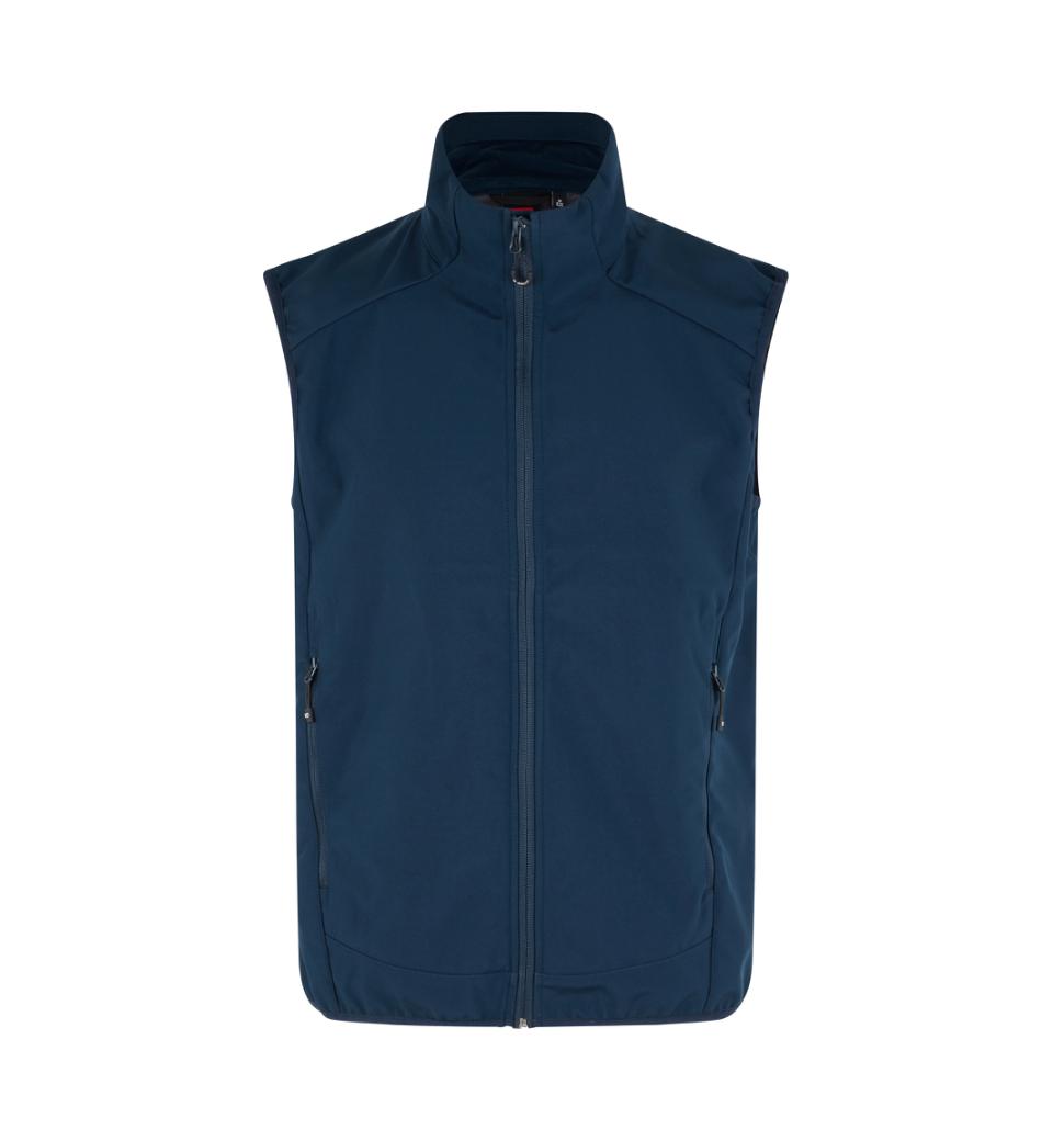 Funktionel Softshell Vest - Navy - ID 0824 - Modekompagniet.dk