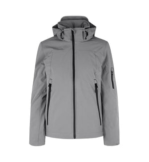 Vinter Softshell Jakke - Dame - Grå - ID 0899 - Modekompagniet.dk