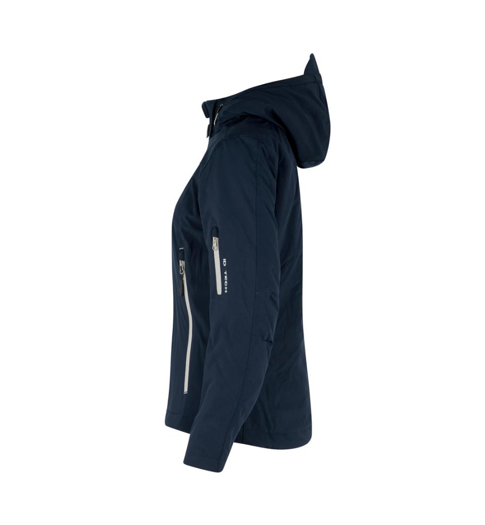 Vinter Softshell Jakke - Dame - Navy - ID 0899 - Modekompagniet.dk