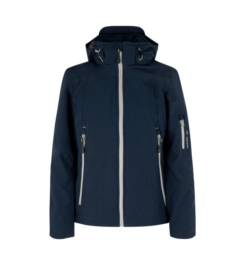 Vinter Softshell Jakke - Dame - Navy - ID 0899 - Modekompagniet.dk