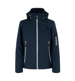 Vinter Softshell Jakke - Dame - Navy - ID 0899 - Modekompagniet.dk