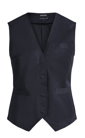 TJENER VEST - Dame - Navy - 17062 - Modekompagniet.dk