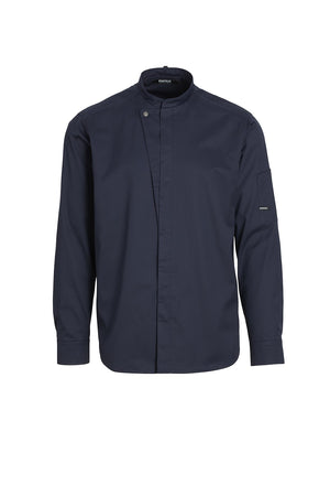 KOKKE-/SERVICEJAKKE LANG ARM - Herre/ dame - Navy - 23515 - Modekompagniet.dk