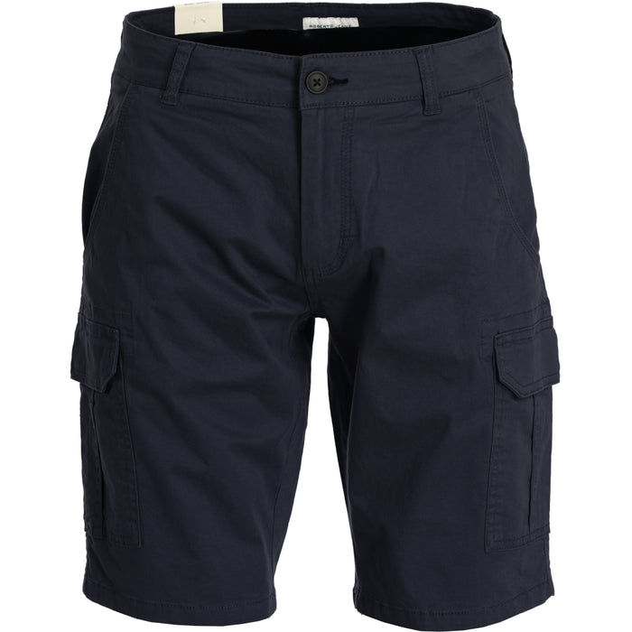 Cargo Bomuld Shorts, Navy Blå - Roberto Jeans Eli 30095