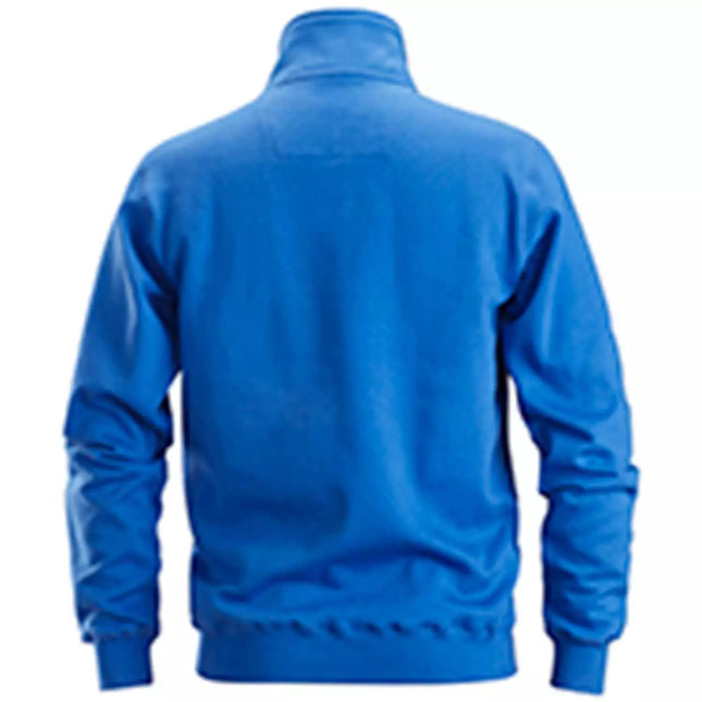 Snickers 2818 sweatshirt med kort lynlås, Blå - Modekompagniet.dk