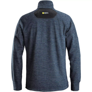Snickers 8042 FlexiWork fleecejakke, Navy/Sort - Modekompagniet.dk