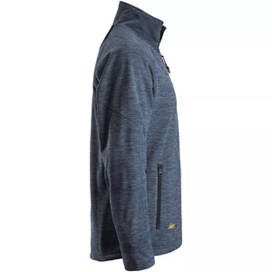 Snickers 8042 FlexiWork fleecejakke, Navy/Sort - Modekompagniet.dk