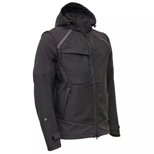 Elka Working Xtreme 2-i-1 softshelljakke, Sort - Modekompagniet.dk
