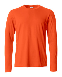 Langærmet T-shirt XS / Orange Clique - Modekompagniet.dk