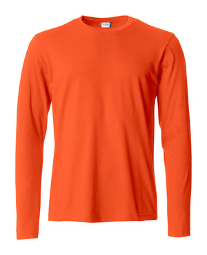 Langærmet T-shirt XS / Orange Clique - Modekompagniet.dk