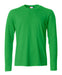 Basic T-shirt med langeærmer - Grøn - Clique 029033 - Modekompagniet.dk