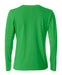 Basic Dame T-shirt med langeærmer - Grøn - Clique 029034 - Modekompagniet.dk