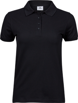 Heavy polo - Dame - Sort - Style 1401 - Modekompagniet.dk