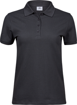 Heavy polo - Dame - Grå - Style 1401 - Modekompagniet.dk