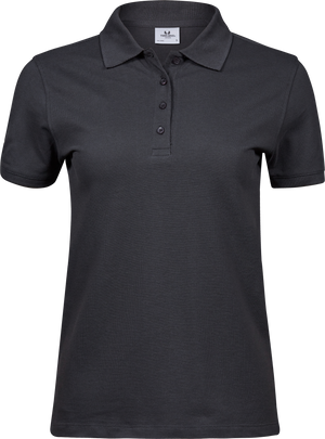 Heavy polo - Dame - Grå - Style 1401 - Modekompagniet.dk