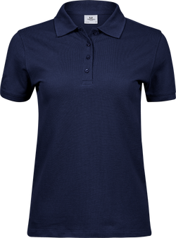 Heavy polo - Dame - Navy - Style 1401 - Modekompagniet.dk