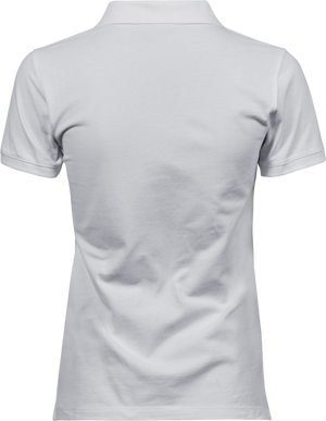 Heavy polo - Dame - Hvid - Style 1401 - Modekompagniet.dk