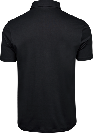 Luxury Interlock Polo - Herre - Sort - Style 1440 - Modekompagniet.dk
