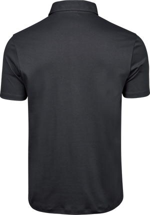 Luxury Interlock Polo - Herre - Grå - Style 1440 - Modekompagniet.dk
