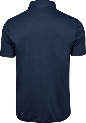 Luxury Interlock Polo - Herre - Navy - Style 1440 - Modekompagniet.dk