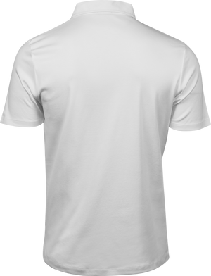 Luxury Interlock Polo - Herre - Hvid - Style 1440 - Modekompagniet.dk