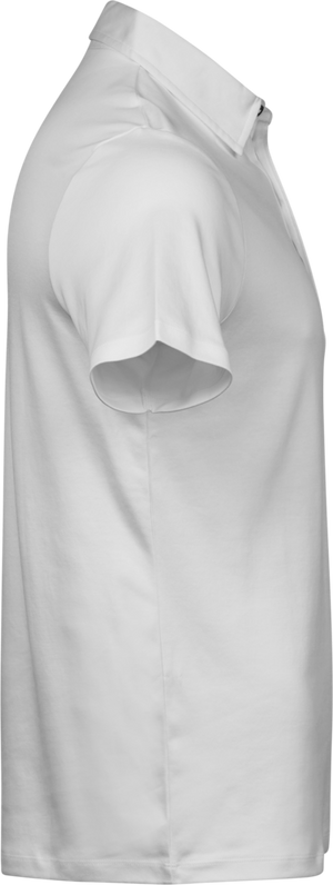 Luxury Interlock Polo - Herre - Hvid - Style 1440 - Modekompagniet.dk