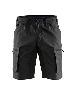 Service Shorts Med Stretch - Herre - Sort - 1449 Blåklæder - Modekompagniet.dk