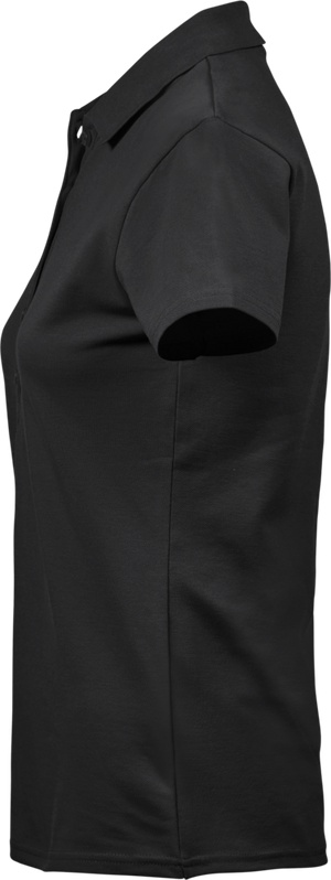 Luxury Stretch dame polo - Sort - Teejays 145