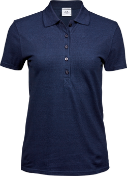 Luxury Stretch Dame Polo - Mørkeblå - Teejays 145