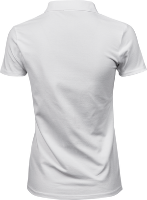 Luxury Stretch Dame Polo - Hvid - Teejays 145