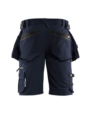 Blåkläder X1900 håndværkershorts full stretch, Mørk Marineblå/Sort 198816448699