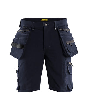 Blåkläder X1900 håndværkershorts full stretch, Mørk Marineblå/Sort 198816448699