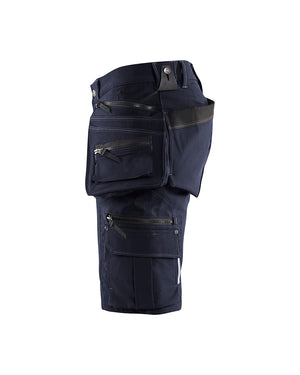 Blåkläder X1900 håndværkershorts full stretch, Mørk Marineblå/Sort 198816448699