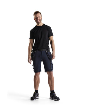 Blåkläder X1900 håndværkershorts full stretch, Mørk Marineblå/Sort 198816448699
