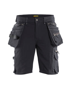 Blåkläder X1900 håndværkershorts full stretch, Mørkegrå/Sort 198816449899
