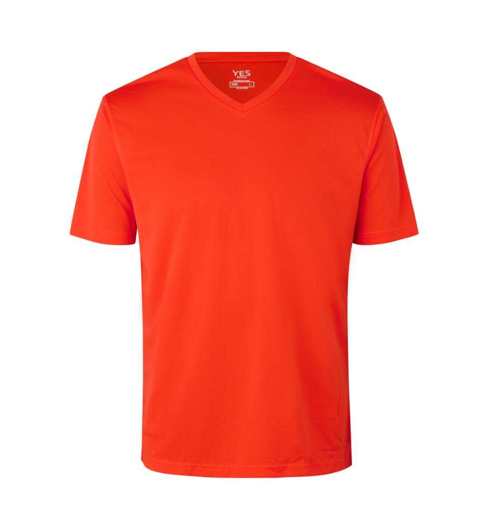 ID Yes Active T-shirt - Orange - ID 2030 - Modekompagniet.dk