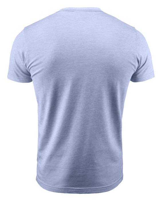 Portwillow T-shirt med brystlomme Herre, Lys Blå - James Harvest 2114008