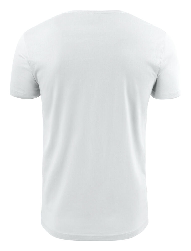 Heavy V-neck - Herre - Hvid - Printer 2264024
