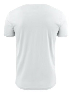 Heavy V-neck - Herre - Hvid - Printer 2264024