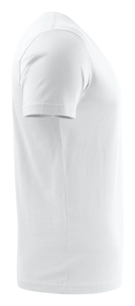 Heavy V-neck - Herre - Hvid - Printer 2264024