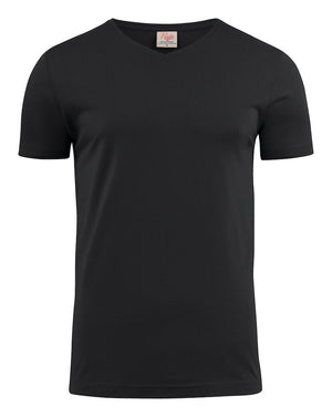 Heavy V-neck - Herre - Sort - Printer 2264024