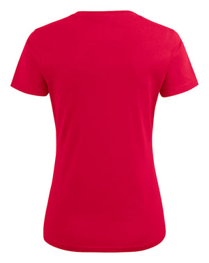 Heavy V-neck Dame - Rød - Printer 2264025