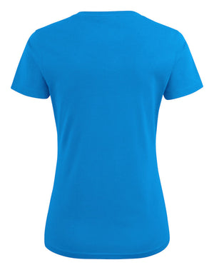 Heavy V-neck Dame - Blå - Printer 2264025
