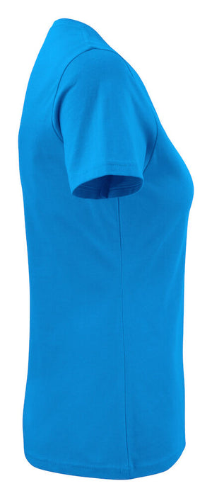 Heavy V-neck Dame - Blå - Printer 2264025