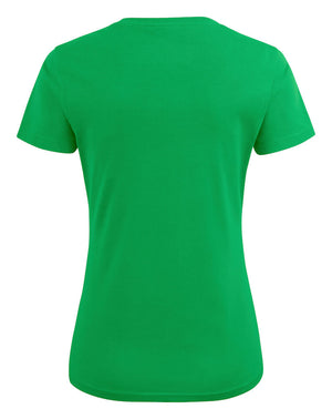 Heavy V-neck Dame - Grøn - Printer 2264025