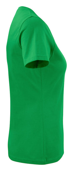 Heavy V-neck Dame - Grøn - Printer 2264025