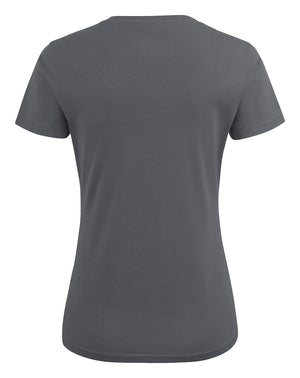 Heavy V-neck Dame - Mørkegrå - Printer 2264025