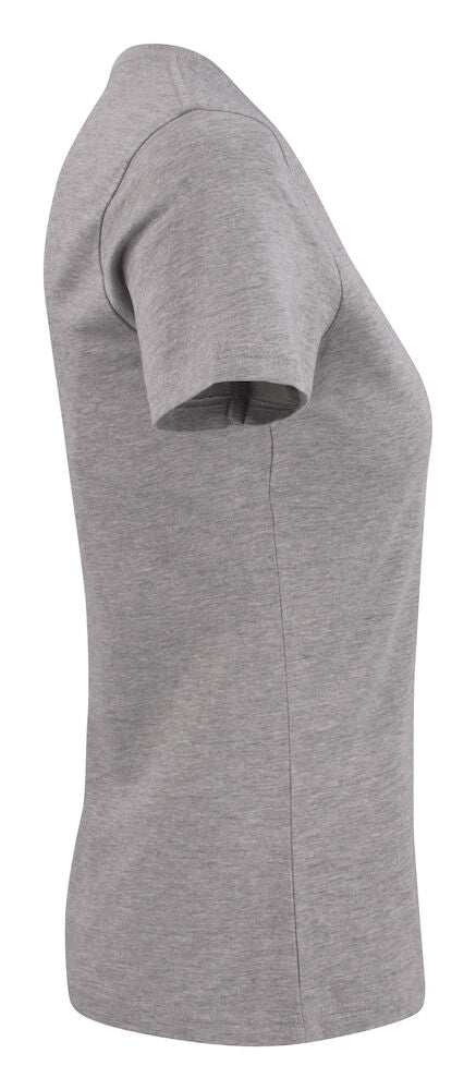 Heavy V-neck Dame - Grå - Printer 2264025