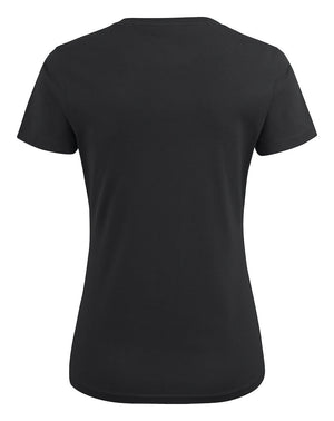 Heavy V-neck Dame - Sort - Printer 2264025