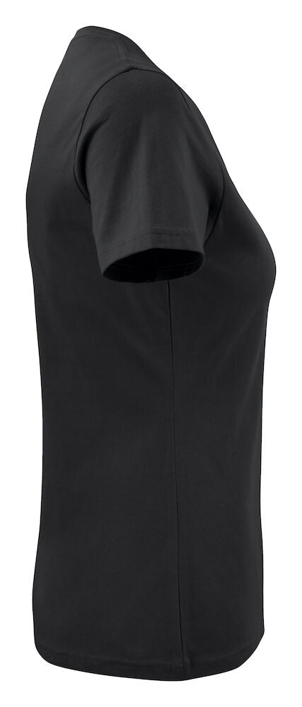 Heavy V-neck Dame - Sort - Printer 2264025